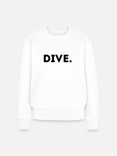 Minimalistisch | Exklusiv | Spannend - Frauen Premium Bio Pullover - Weiß