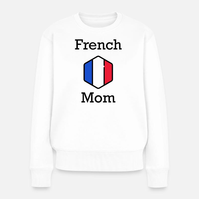 maman française - Pull Premium bio Femme - blanc