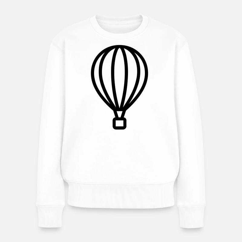 balloon - Women's Premium Organic Jumper - white