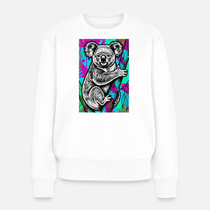 Koala - Pull Premium bio Femme - blanc
