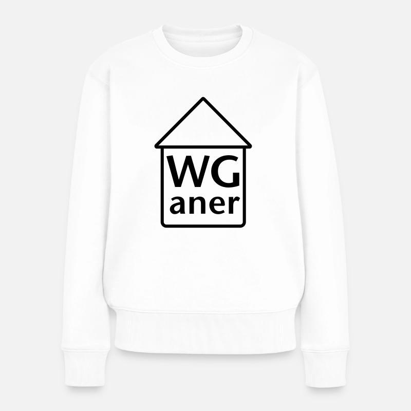 WGaner - Frauen Premium Bio Pullover - Weiß
