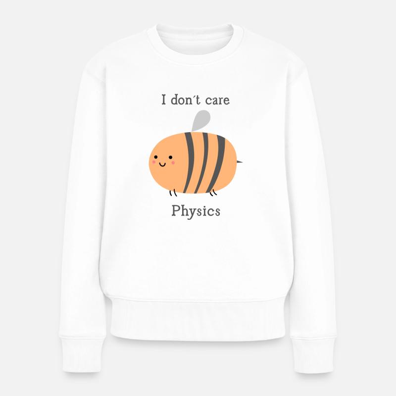 Chubby Bee - Frauen Premium Bio Pullover - Weiß