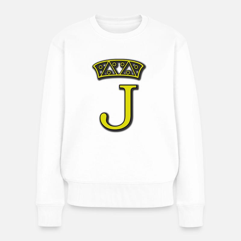 Poker Jack / Poker Bube - Pull Premium bio Femme - blanc