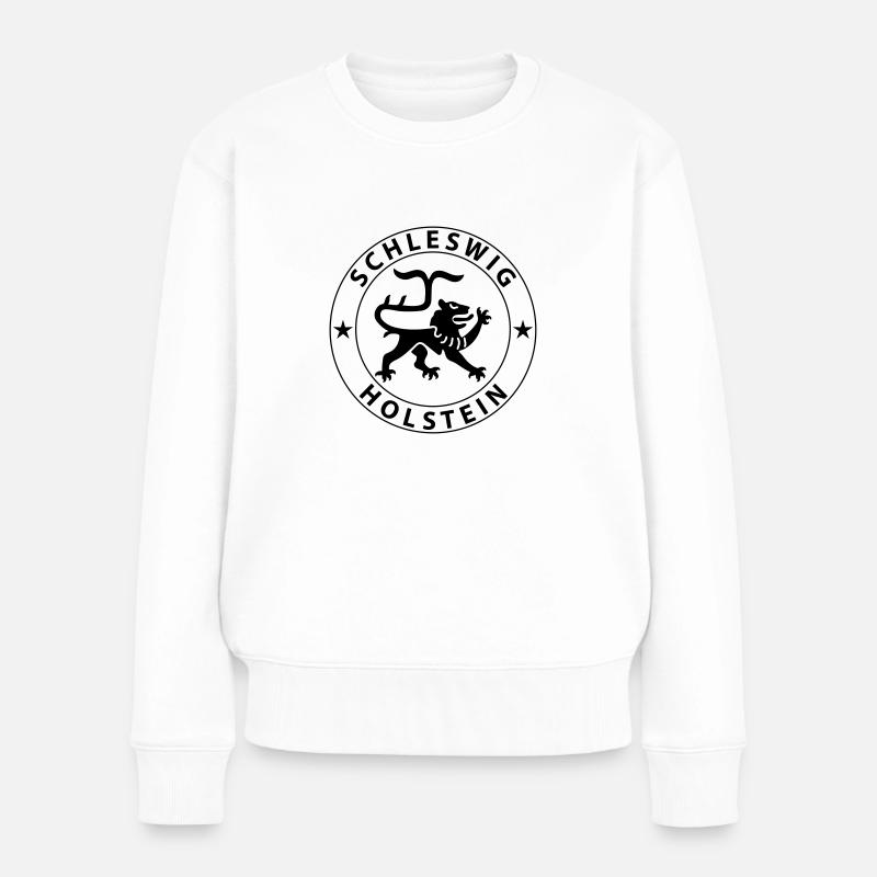 Schleswig-Holstein - Frauen Premium Bio Pullover - Weiß