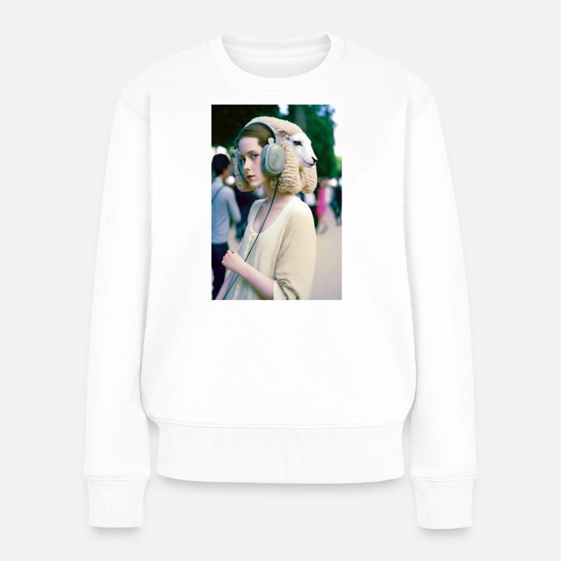 Anthropomorphic 10 - Pull Premium bio Femme - blanc