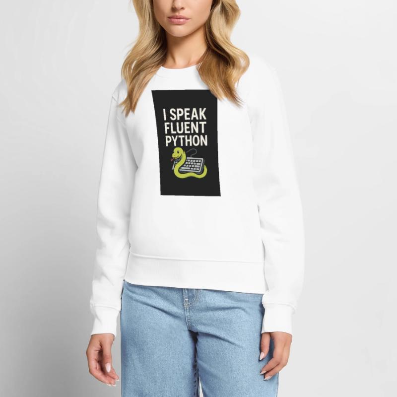 Python Coding Snake Women's Premium Organic Jumper