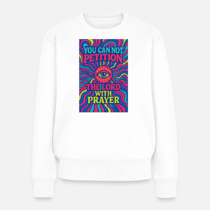 Prayer 1 - Frauen Premium Bio Pullover - Weiß