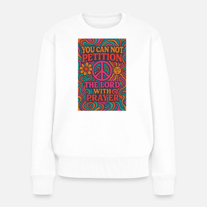 Prayer 2 - Frauen Premium Bio Pullover - Weiß
