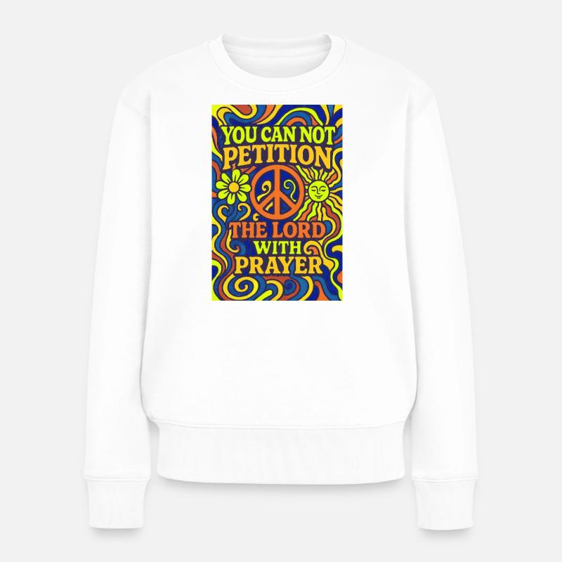 Prayer 4 - Frauen Premium Bio Pullover - Weiß