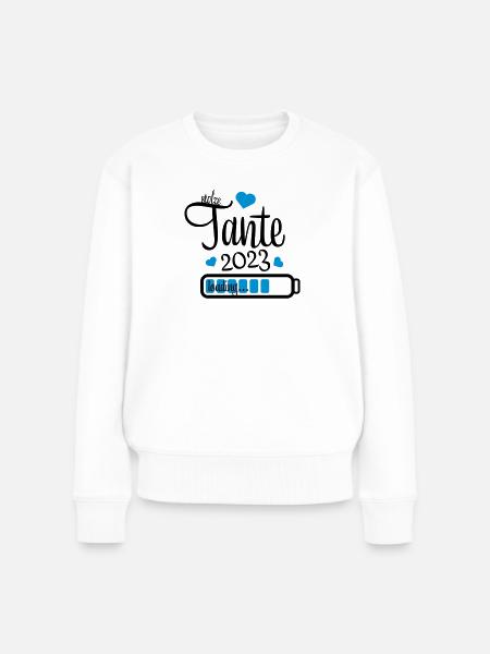 tante 2023 - Frauen Premium Bio Pullover - Weiß
