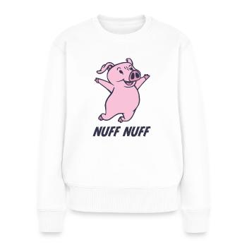 Costume de cochon nuff nuff - Pull Premium bio Femme - blanc - Devant - Julia (174cm)