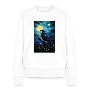 Rabe - Frauen Premium Bio Pullover - Weiß - Vorne - Julia (174cm)