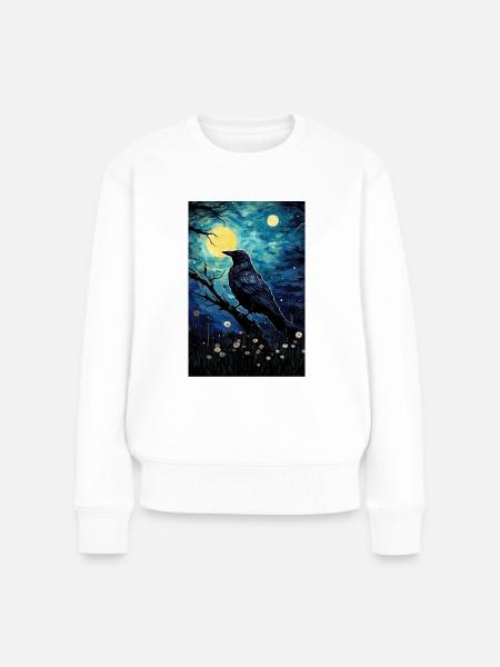 Rabe - Frauen Premium Bio Pullover - Weiß