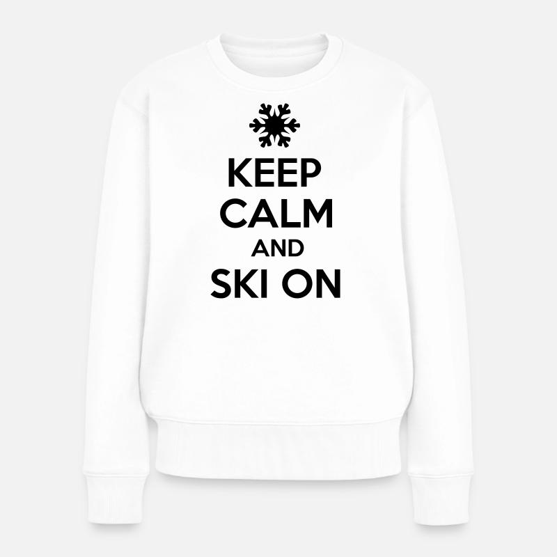 ski - Women's Premium Organic Jumper - white