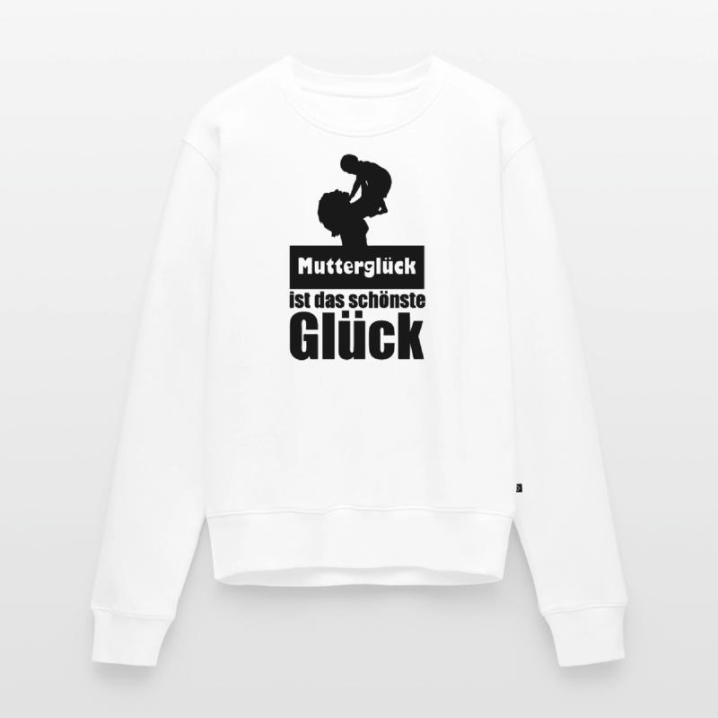 Mutterglück Mutter Muttertag Geburt Geschenk Frauen Premium Bio Pullover