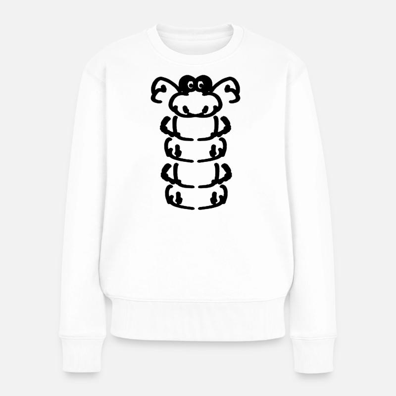 une petite chenille - Pull Premium bio Femme - blanc
