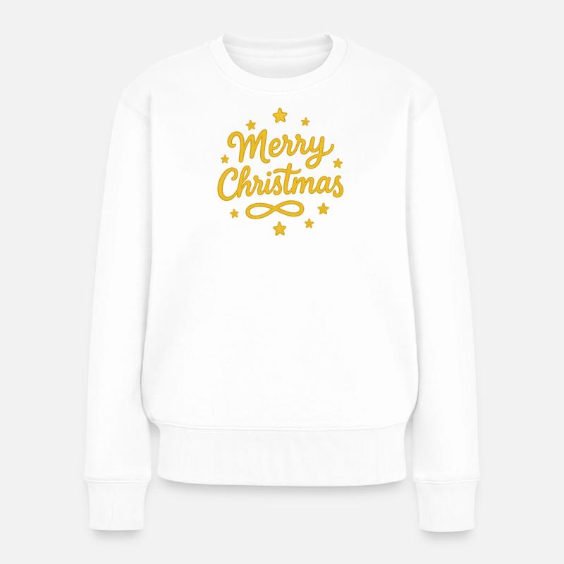 Joyeux et douillet Noël - Pull Premium bio Femme - blanc