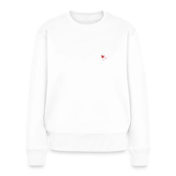 Lieblings Tante - Schwester Geschenk Liebe Familie - Frauen Premium Bio Pullover - Weiß - Vorne - Julia (174cm)
