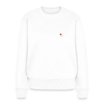 Lieblings Oma - Großmutter Geschenk Liebe Familie - Frauen Premium Bio Pullover - Weiß - Vorne - Julia (174cm)