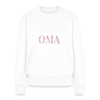 Beste Oma Geschenk Familie Großmutter Geschenke - Frauen Premium Bio Pullover - Weiß - Vorne - Julia (174cm)