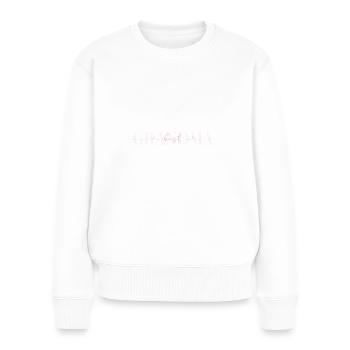 Beste Oma Geschenk Familie Großmutter Geschenke - Frauen Premium Bio Pullover - Weiß - Vorne - Julia (174cm)