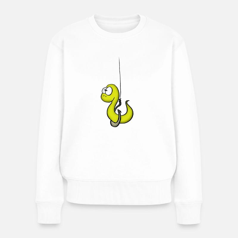 ver_jaune - Pull Premium bio Femme - blanc