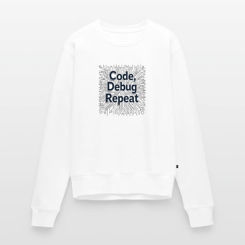 Code Debug Repeat - Software Engineer Frauen Premium Bio Pullover