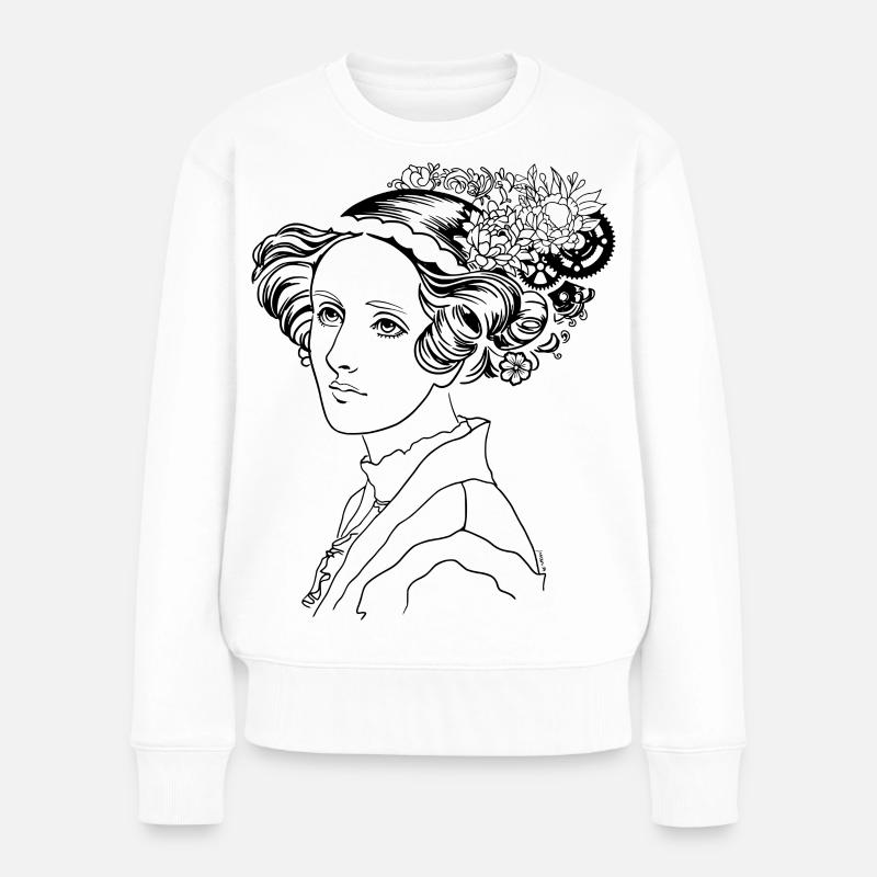 Adas Eleganz - Frauen Premium Bio Pullover - Weiß