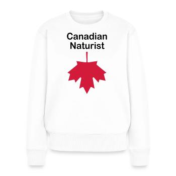 Canadian Naturist - Women's Premium Organic Jumper - white - Front - Julia (174cm)