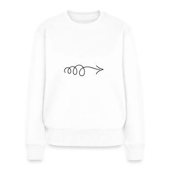 Arrow - Women's Premium Organic Jumper - white - Front - Julia (174cm)