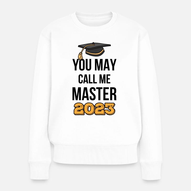 Vous pouvez m’appeler maître 2023 II - Pull Premium bio Femme - blanc
