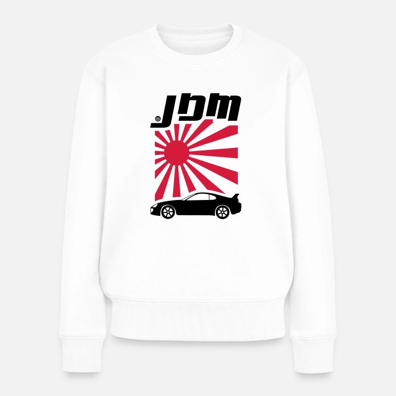 JDM Supra MK4 - Frauen Premium Bio Pullover - Weiß