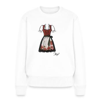 Costume traditionnel - Pull Premium bio Femme - blanc - Devant - Julia (174cm)