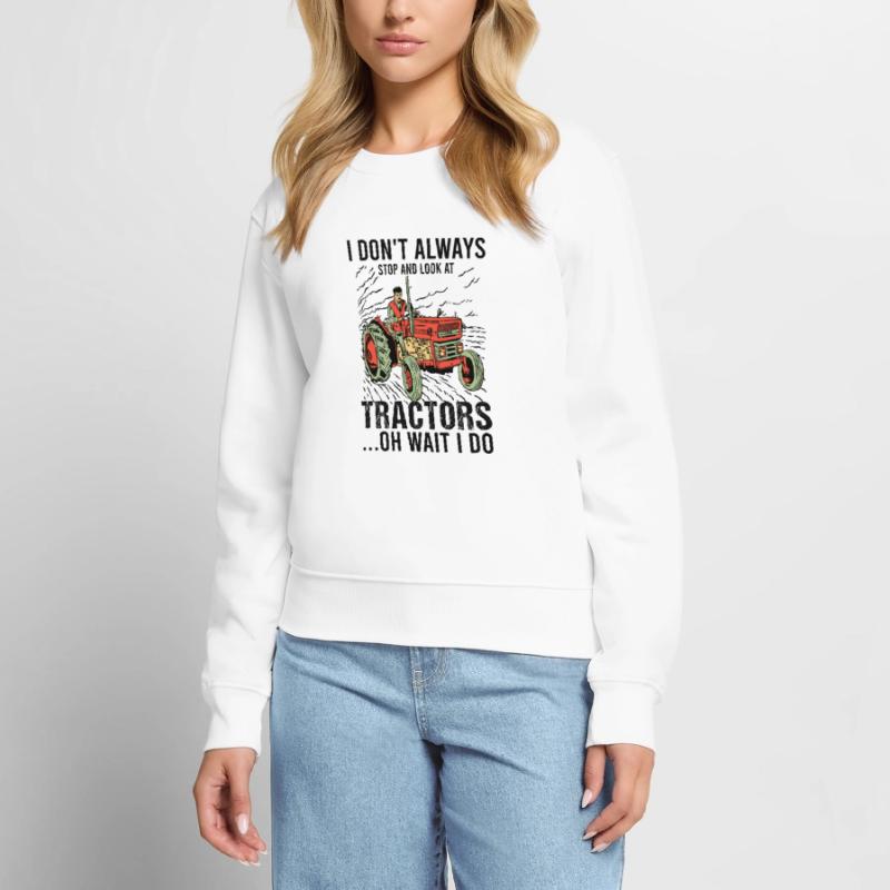 Tractor Pulling Tractor Driver Tractor Puller Frauen Premium Bio Pullover