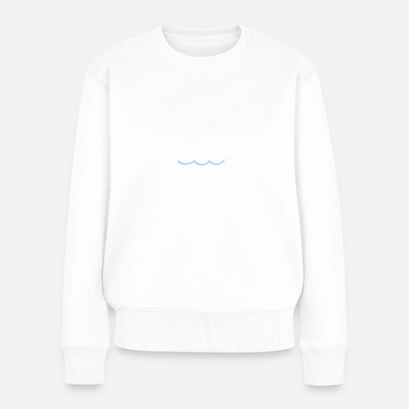 Bremen - Frauen Premium Bio Pullover - Weiß