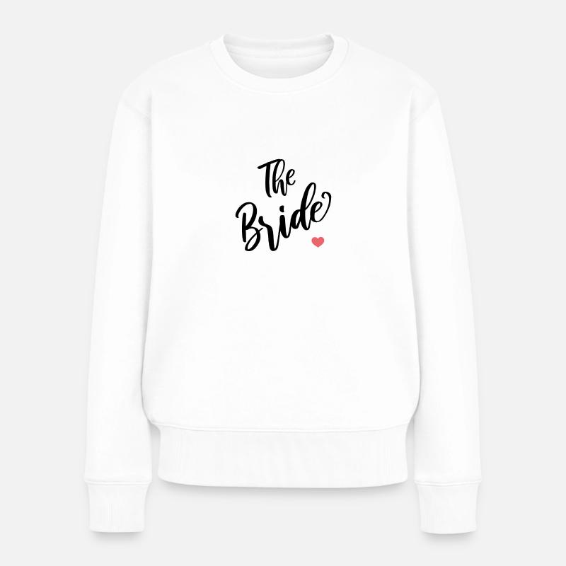 The Bride - Frauen Premium Bio Pullover - Weiß