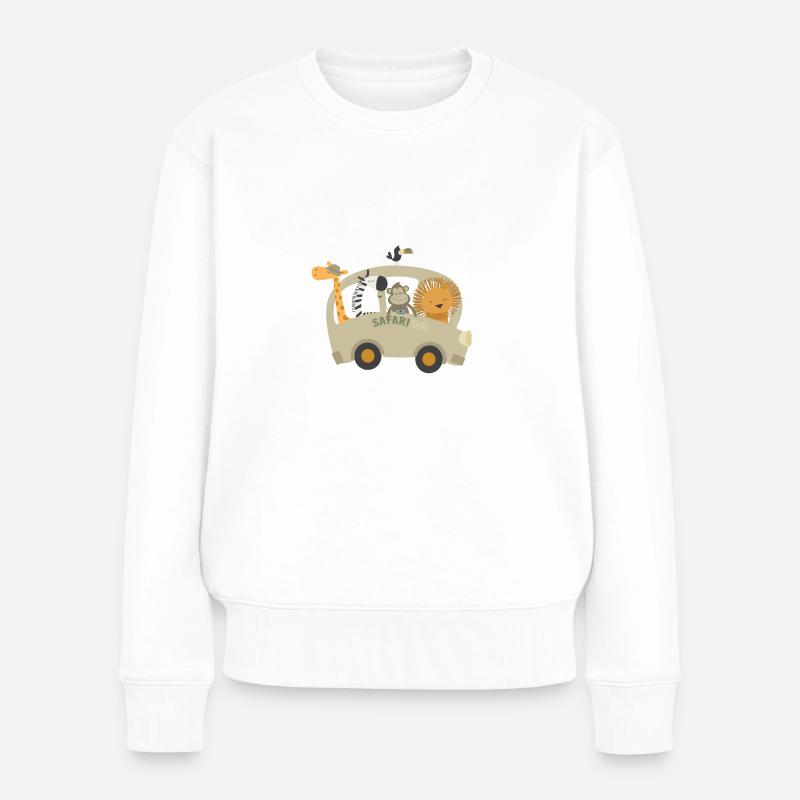 tour de safari - Pull Premium bio Femme - blanc