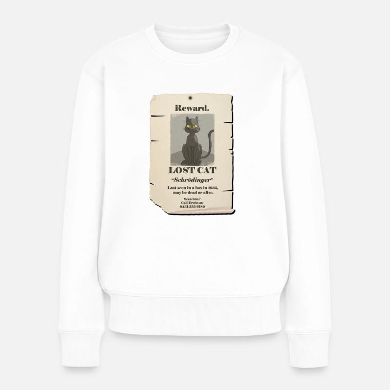 catfinal - Pull Premium bio Femme - blanc