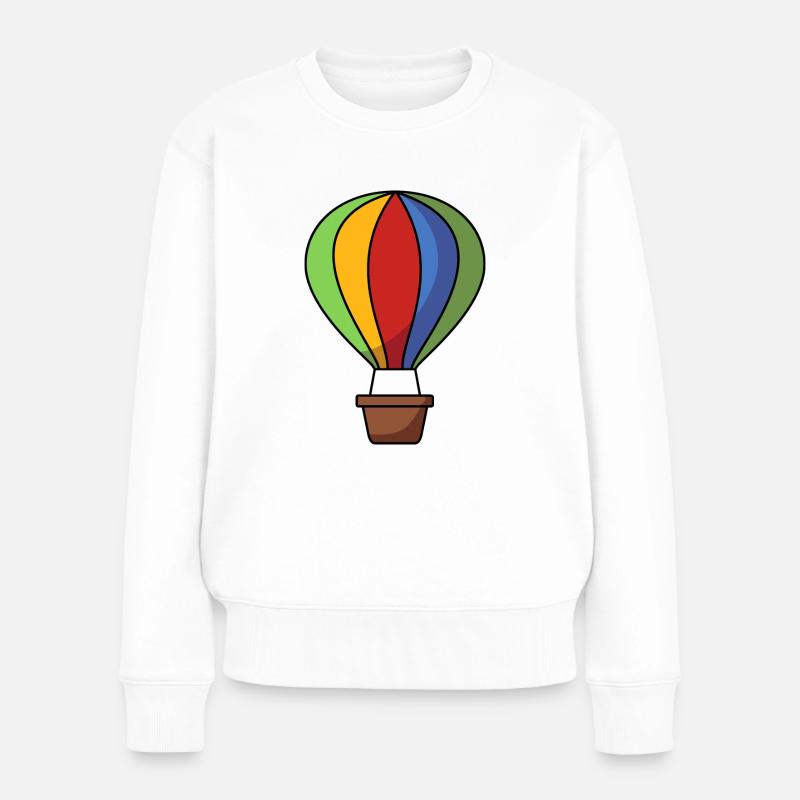 Montgolfière - Pull Premium bio Femme - blanc