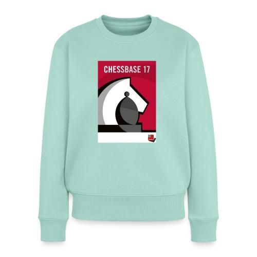 CHESSBASE 17 - Schach, Läufer, Springer - Sudadera ecológica prémium para mujer