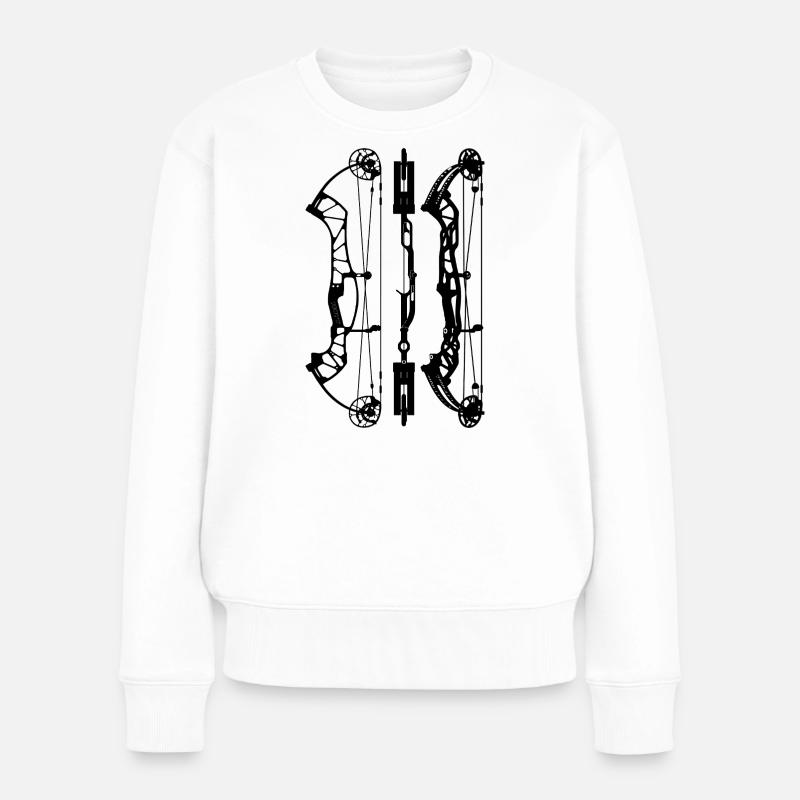 HoytConceptFX_Plans - Frauen Premium Bio Pullover - Weiß
