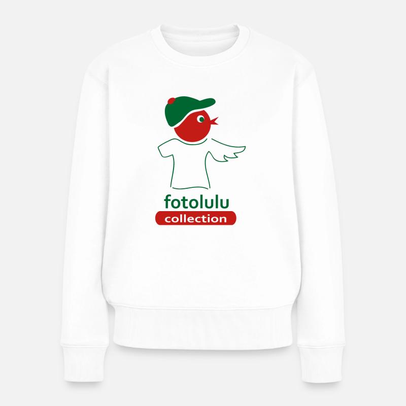 Alpenstrandläufer - Frauen Premium Bio Pullover - Weiß