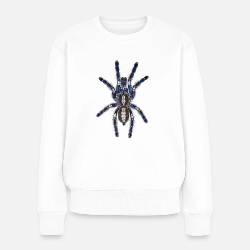 Poecilotheria - Frauen Premium Bio Pullover - Weiß