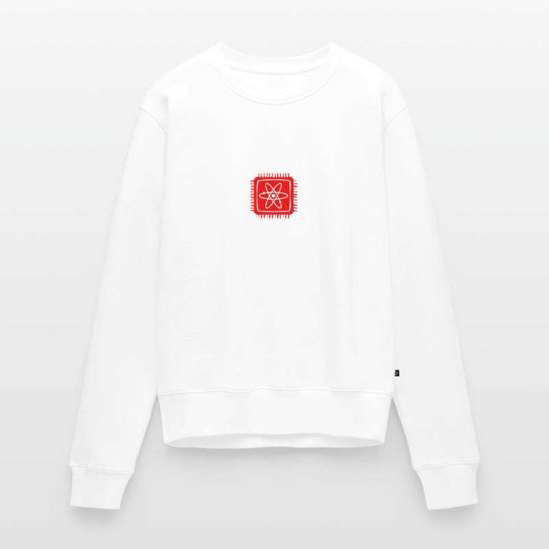 Quantum Computer Quantum Computer Physics Atom Chip Women's Premium Organic Jumper