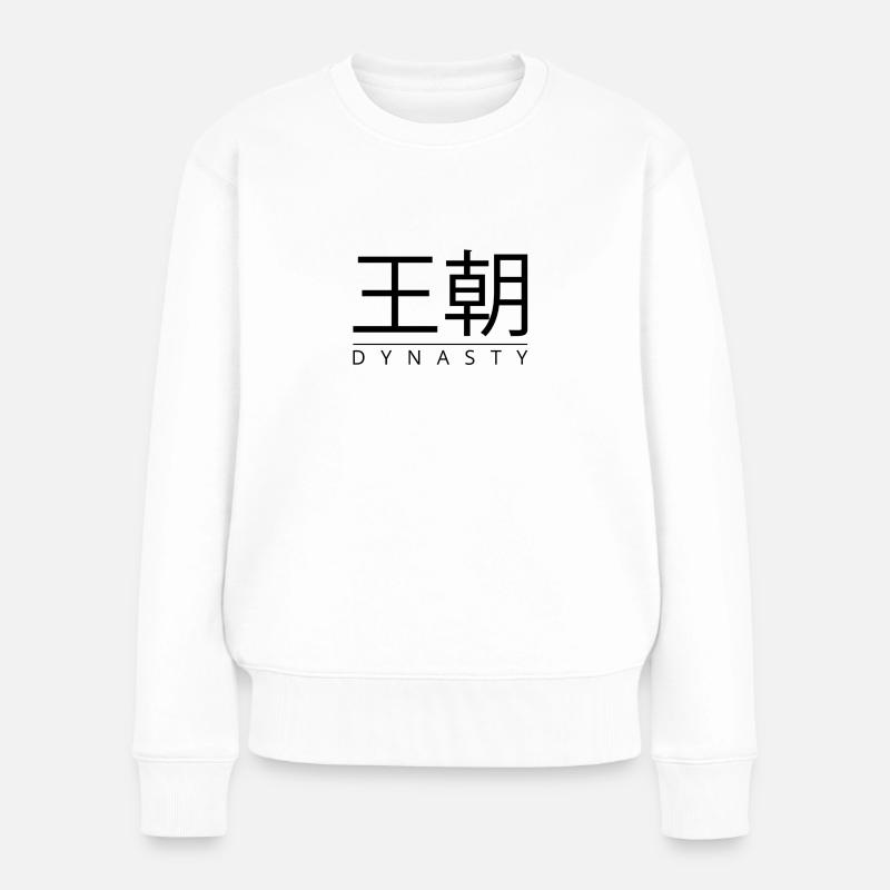 Dynasty - Frauen Premium Bio Pullover - Weiß