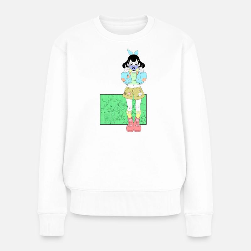 Katastrophe - Frauen Premium Bio Pullover - Weiß