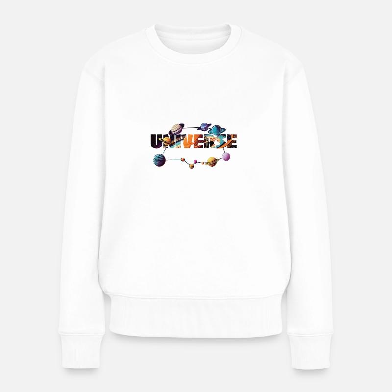 Univers - Pull Premium bio Femme - blanc