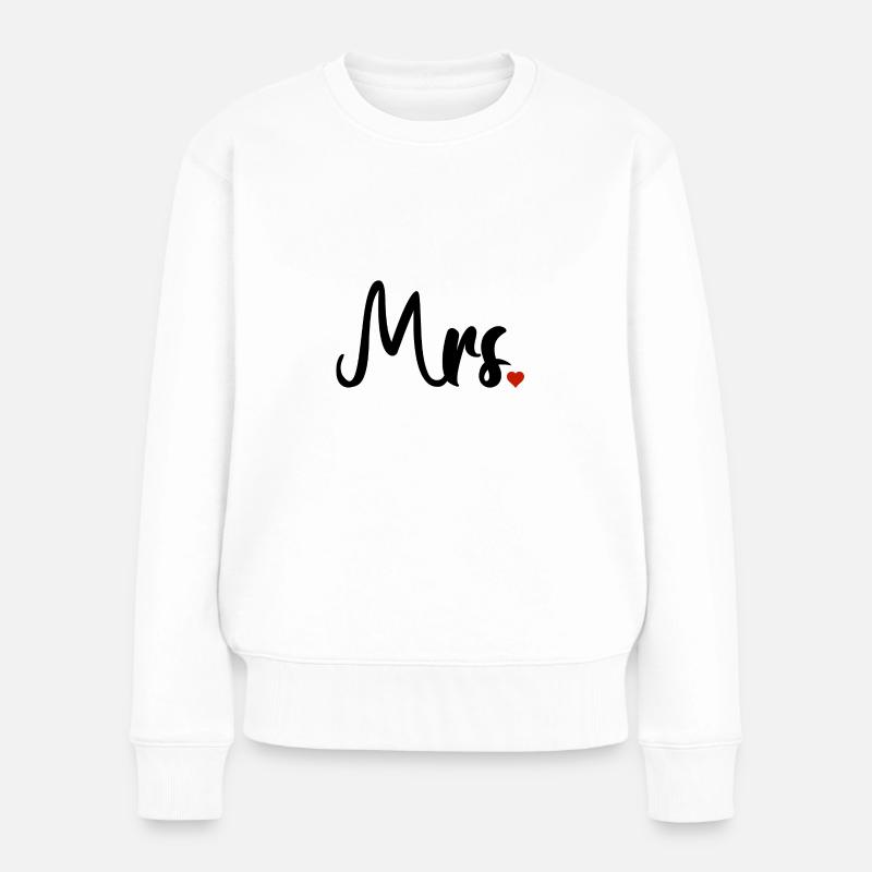 Mr and Misses - Frauen Premium Bio Pullover - Weiß