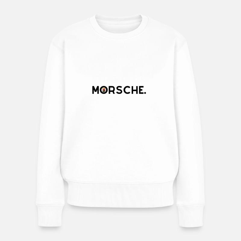Morsche. - Frauen Premium Bio Pullover - Weiß