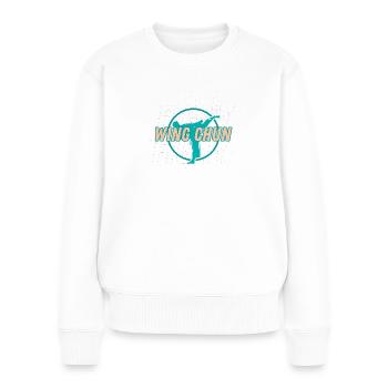 Combat Training Shirt - Women's Premium Organic Jumper - white - Front - Julia (174cm)